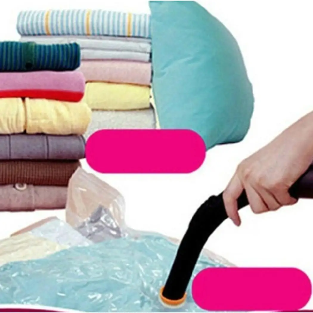 Hanging Vacuum Space Saving Quilt Clothing Vacuum Seal 1 x Electric Pump Storage 1 x Home 1 x Manual Pump Bag