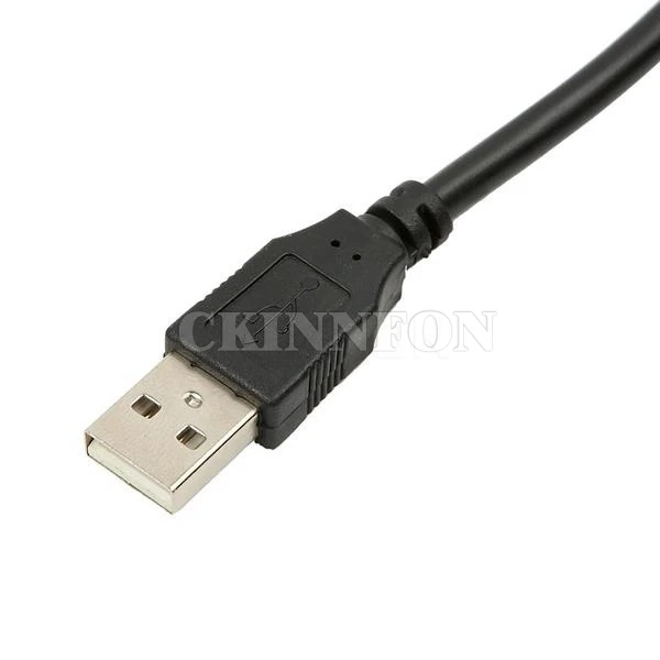 200 шт./лот 1,8 м USB 2,0 A к B Мужской адаптер кабель для передачи данных для Epson Canon Sharp hp type B принтер сканер удлинитель провод шнур