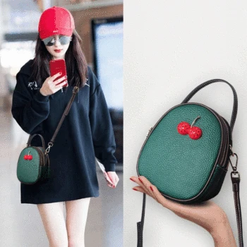 

Mini Bag Women's 2020 New Style Women's Leather Bags Fashion Cowhide Messenger Bag Shoulder Bag