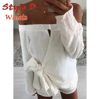 

US Women Sexy Long Sleeve Clubwear Evening Party Short Jumpsuit Romper Plus Size