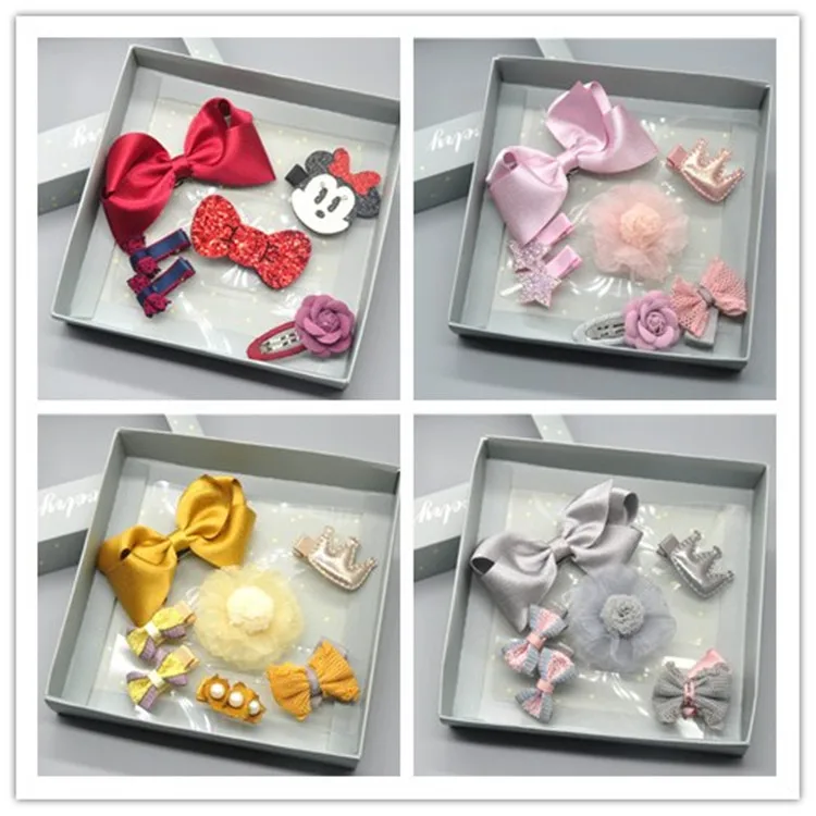 

2018 More New Style Children Headdress Princess Little Girl Headband Hair Ornaments Set Girls South Korea Baby shu nv jia