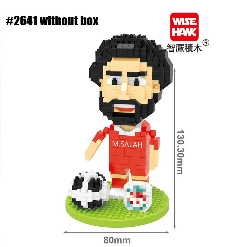Construction blocks building blocks anime action toys anime block toys Football Player Figures Mini Blocks 3D Model Cartoon Bricks Anime DIY Micro Building Block Action Toys Kids Gifts Diamond Size