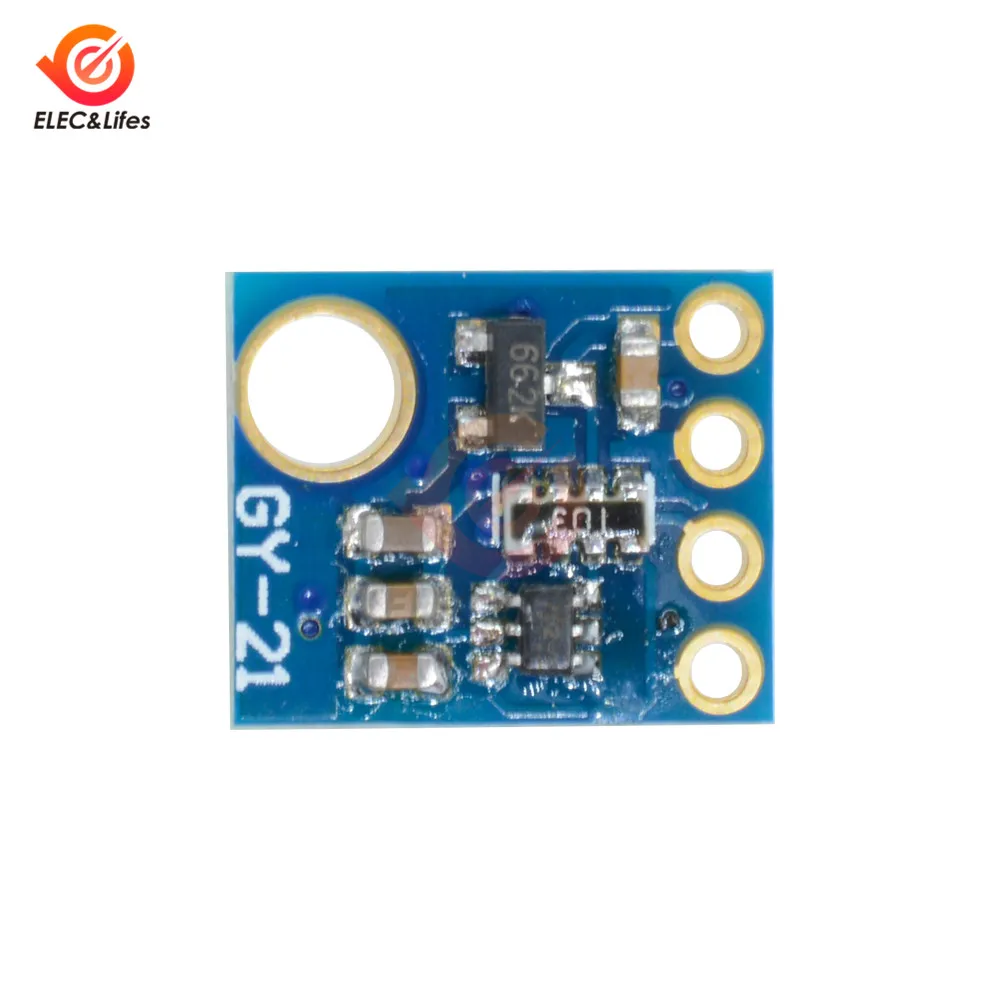Мини-датчик влажности с I2C IIC интерфейсом GY-21-Si7021 для промышленного использования, высокоточный датчик температуры модуль низкой мощности CMOS IC