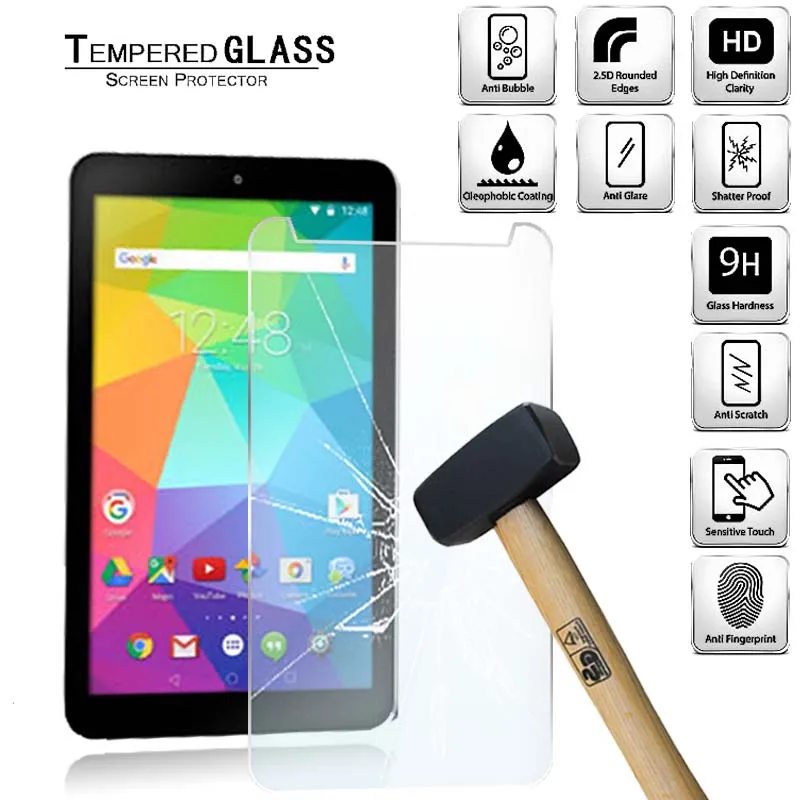 

Tablet Tempered Glass Screen Protector Cover for 7" GoTab X GT7X Android Tablet Anti-Screen Breakage Tempered Film