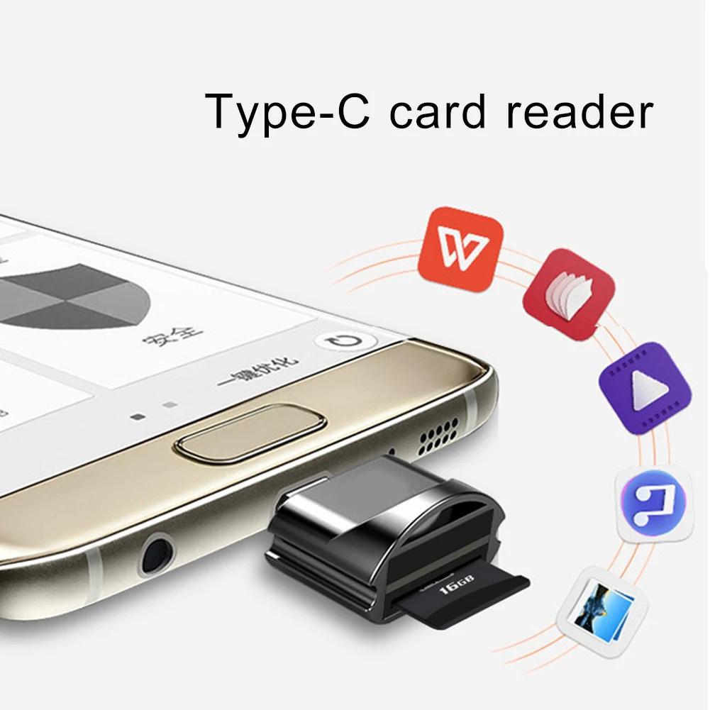 Высокоскоростной Micro-USB/type-C считыватель карт памяти TF Micro-SD OTG адаптер для телефона Прямая поставка