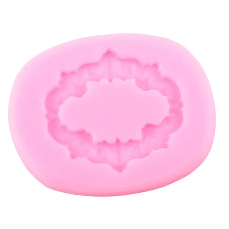 Vintage Frame Cake Border Silicone Mold Scroll Relief Fondant Cake Decorating Tools Cupcake Candy Clay Chocolate Gumpaste Moulds