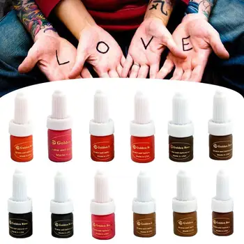 

5ml Tattoo Ink Permanent Makeup Micro Pigment Cosmetic Lip Eyebrow For Microblading Color Liner M9N9