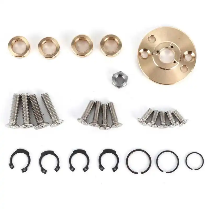 Universal Turbo Repair Rebuild Kit Bearings Nut Ring Fit for IHI RHB3 RHB31 RHB32 Turbine Stainless Steel + Aluminum |