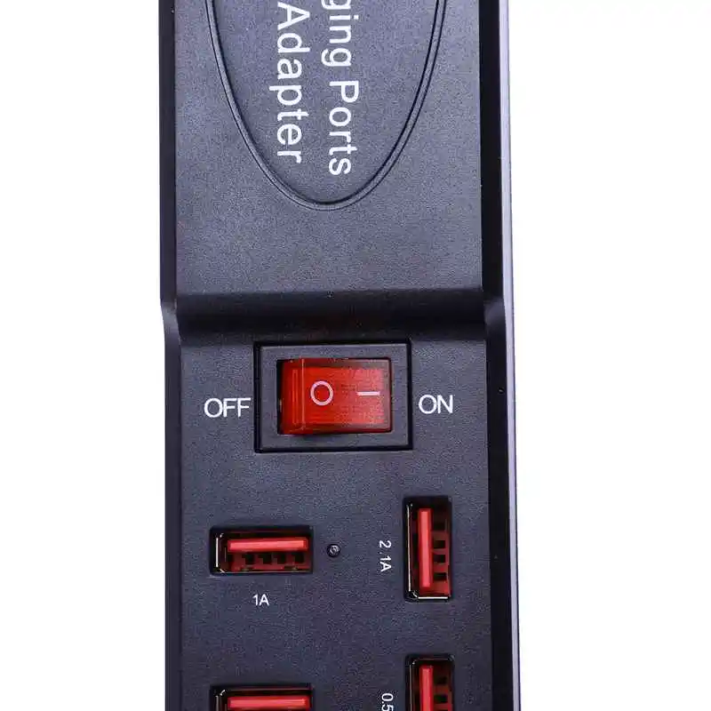AAAE Top-Multi 10 портов Ac-usb-хаб адаптер для быстрой полосы питания настенное дорожное настольное зарядное устройство провод зарядная станция для Iphone samsung