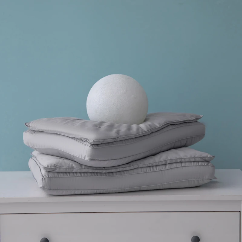 Mother Infant Class A Silk Antibacterial Pillow Comfortable Pillow Solid Color Neck Protector Sleeping Pillows For Home Bedroom 4