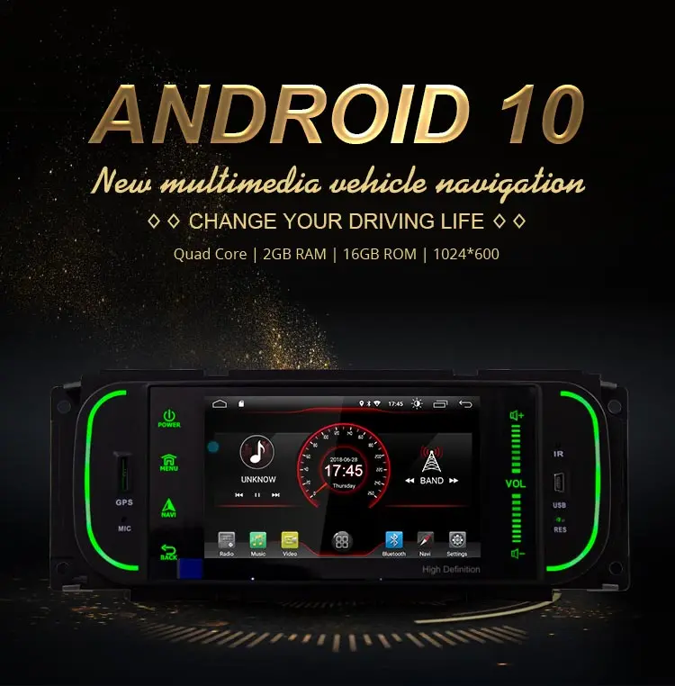 JDASTON Android 10,0 Автомобильный мультимедийный для Chrysler PT Cruiser 300 м Jeep Grand Cherokee Wrangler Liberty Dodge Dakota Ram Пикап