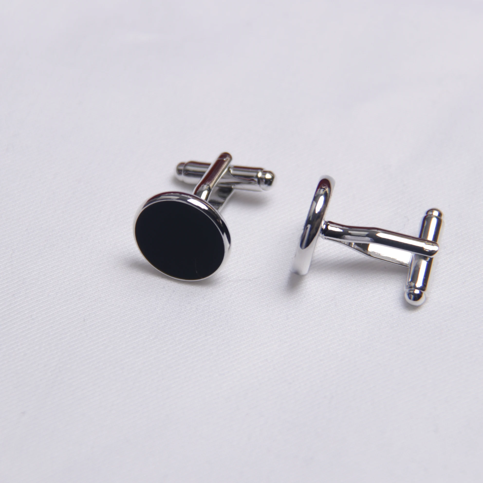 Studs And Cufflinks For Dress Shirts High Quality Accessories Black Silver Metal Stud For Tuxedo Shirts Wedding Shirt Fashion