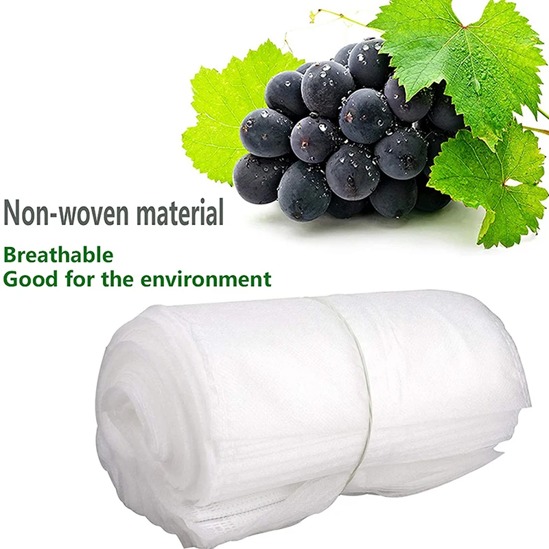 100 Sacs De Protection Pour Fruits En Organza – 15x20 Cm, Avec Cordon, Contre Guêpes, Oiseaux, Insectes (raisin, Tomate, Etc.) - 13