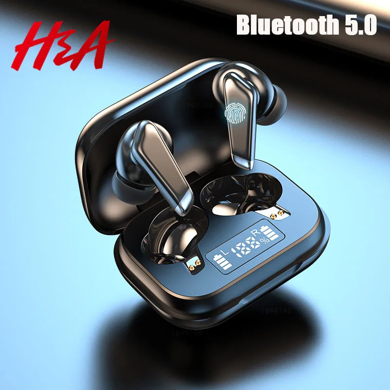 Наушники вкладыши TWS с 5 0 Bluetooth наушники 9D звук Беспроводной мини сенсорный