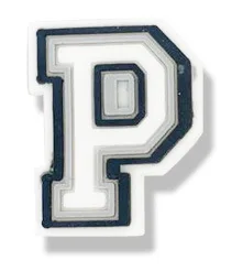 Single Letter 1Pcs Black White Alphabe Shoe charms Button Accessories Shoe DIY Decoration Wristband Kids X-mas Gift  Croc Jibz P