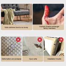 Горячая 25 шт противоскользящая Накладка для диванных подушек клей для мебели крюк и петля застежки LSF99