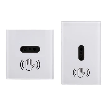 

CS/US Non-contact Waving Control Switch Infrared Human Body Sensor Wall Light Switch Hand Scan Smart Induction Switch