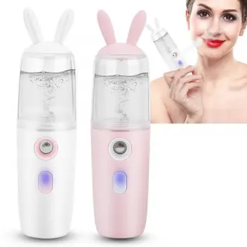 

30ml Carton Portable Nano Spray Mini Face Moisturizing Hydrating Steamer Facial Humidifier Steamer Rechargeable Skin Care Tool