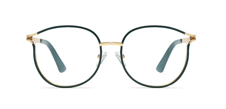 45962 Пластик Титан круглый кошачий глаз оправы для очков мужской и женский оптический модные очки для работы за компьютером