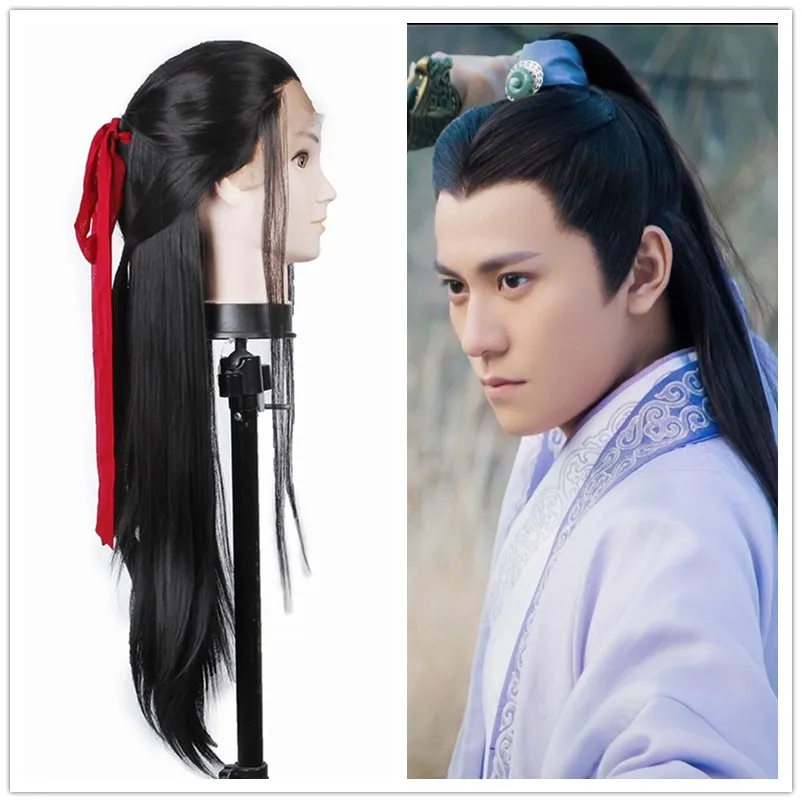 18 Designs Handweaven Male Hair Wig for Scholars or Swordman Prince for TV Play The Founder of Diabolism and The Untamed
