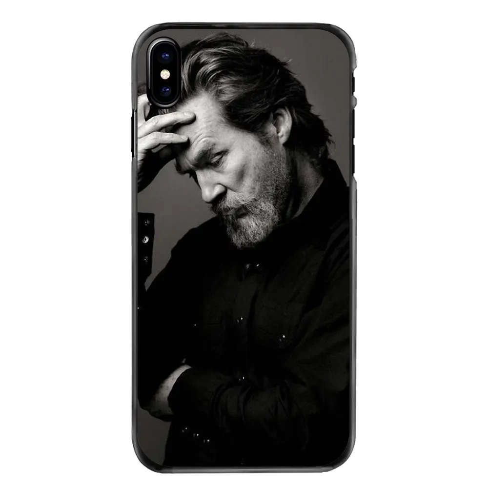 Жесткий черный кожаный чехол для samsung Galaxy Note 2 3 4 5 S2 S3 S4 S5 MINI S6 S7 edge S8 S9 Plus Jeff Bridges Crazy