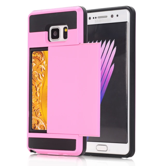 Розовый Противоударный чехол для Coque samsung S10Plus, чехол со слотом для карт, для samsung galaxy Note 10 Plus Pro S10E S10 S9 Plus, чехол для Note 9 - Цвет: Розовый