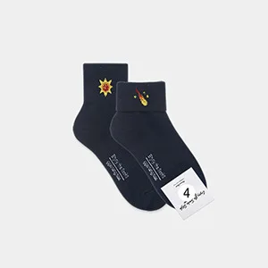 Корейские женские носки в стиле Харадзюку С героями мультфильмов; теплые хлопковые Дышащие носки; модные повседневные спортивные носки; сезон осень-зима - Цвет: 4