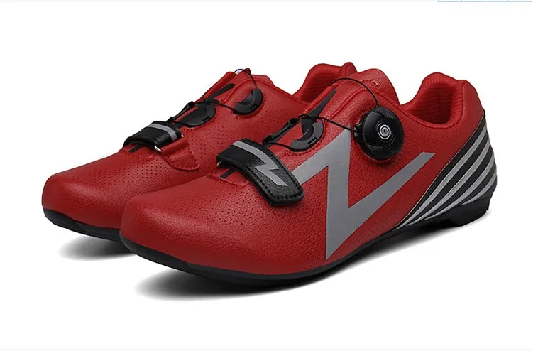 HOT Sale MTB Road bicycle men and women Ventilation shoes Suitable for Black red green mountain road universal Cycling shoes