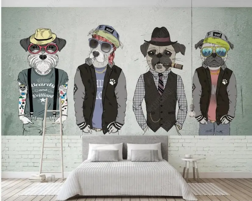 das crianças dos desenhos animados cão animal