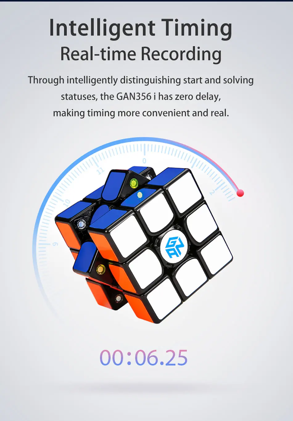 GAN 356 i 3x3x3 Smart Magnetic Magic Cube 3x3 356i магниты Кубик Рубика станция приложение в режиме реального времени профессиональные соревнования SpeedCubing