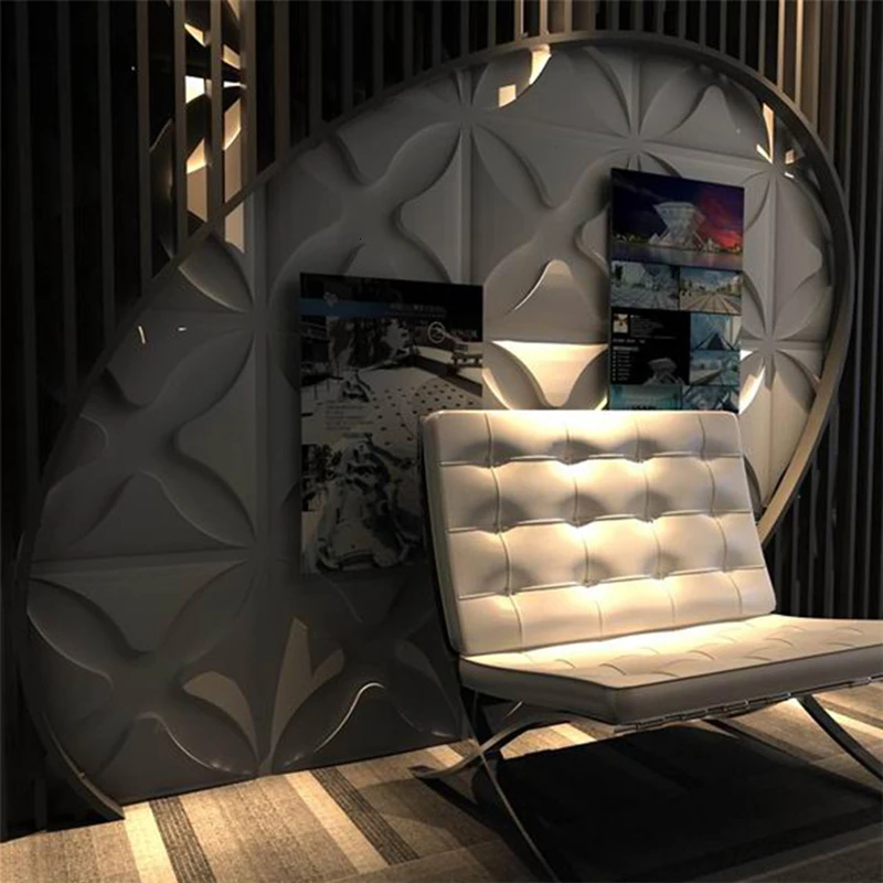 4 шт./лот 30x30 см 3D настенные панели 3D наклейки на стену волнистые розы резьба по дереву цветок кривая тиснение 3D Красочные свадебный Декор обои