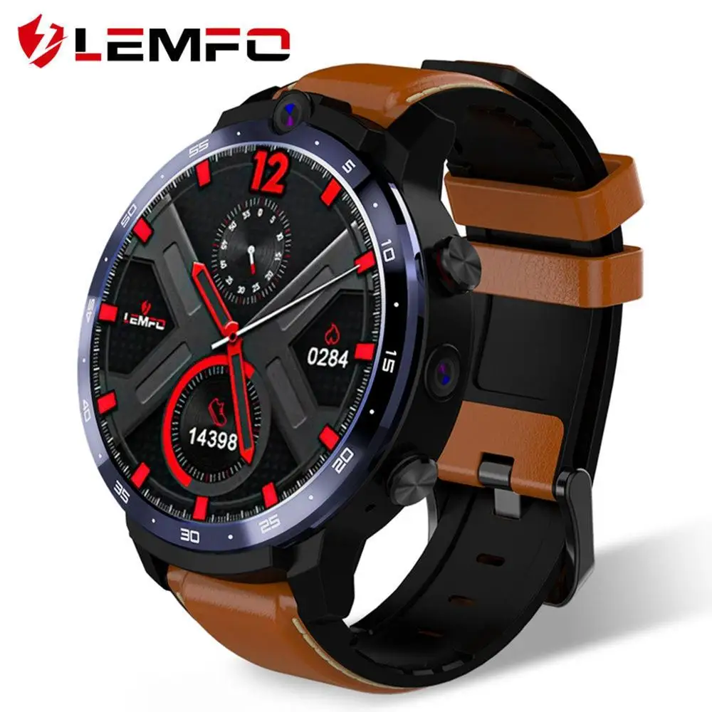 LEMFO LEM12 умные часы с 5 дюймовым дисплеем ОЗУ 3 ГБ ПЗУ 32 7 1 мАч Android 1800|Смарт-часы| |