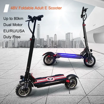 

JS 48v 2000w Electric Scooter 48V 20AH Long Distance 80km Adult Foldable Skateboard E Scooter Longboard Hoverboard Free Shipping