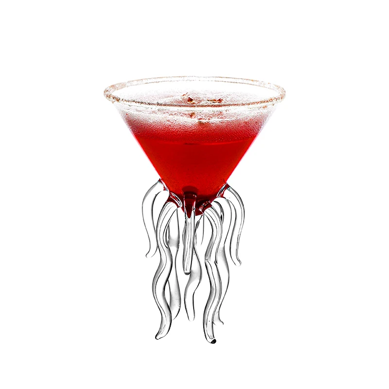 Персональная Океаническая Медуза Alviero Martini стеклянный Осьминог Мини бар аквариум чаша для коктейля стекло es шампанское Coupes Тики-бокалы