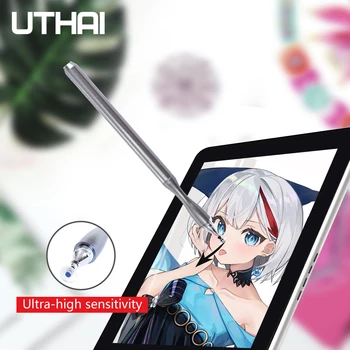 

UTHAI DA02 Capacitive Stylus Touch Screen Pen Universal for iPad Pencil iPad Pro 11 12.9 10.5 Mini Stylus Tablet Pen Phone