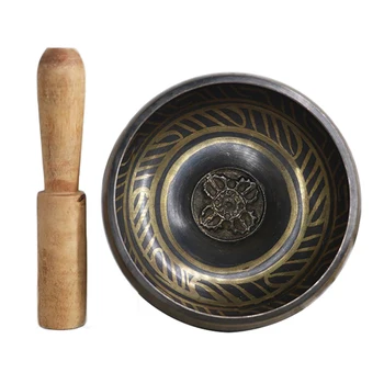 

Buddhism Accessory Tibetan Meditation Hammered Alms Bowl Yoga Sound Therapy Chakra Singing Bowl