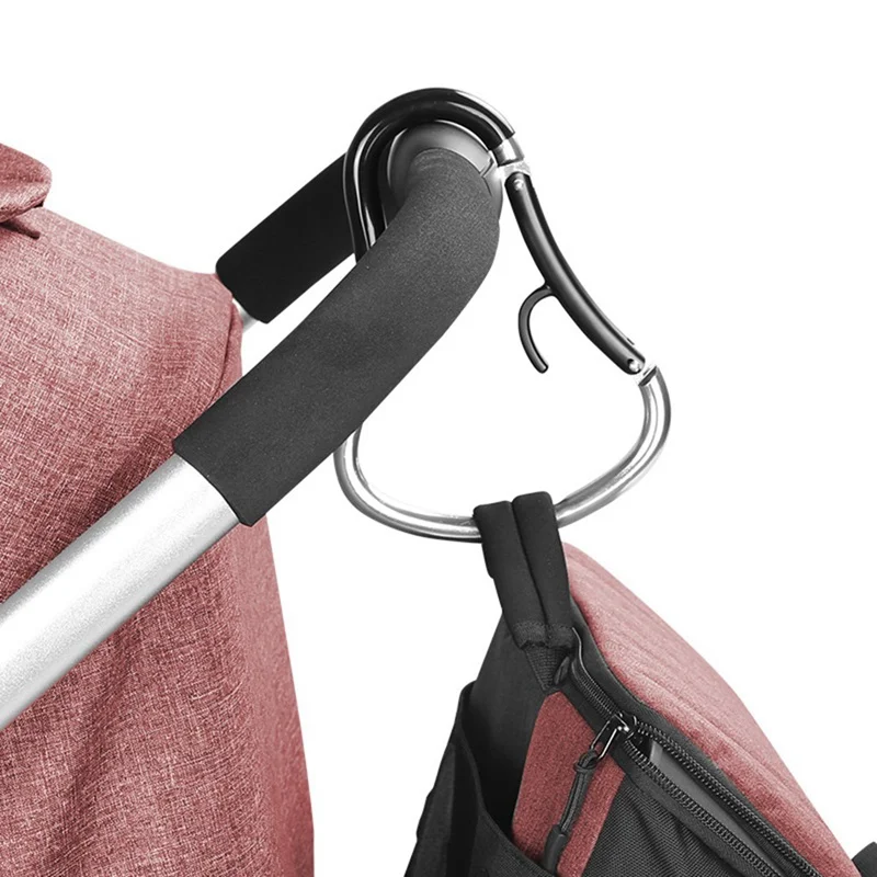 

1Pc Black/Grey Multi Purpose Baby Stroller Hook Baby Stroller Accessories Shopping Pram Hook Prop Hanger Metal Convenient Hook