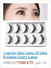 3pcs/set Magnetic eyelashes with Magnetic Eyeliner Eyelash applicator 3D natural false eyelashes Kit magnet false eye lashes