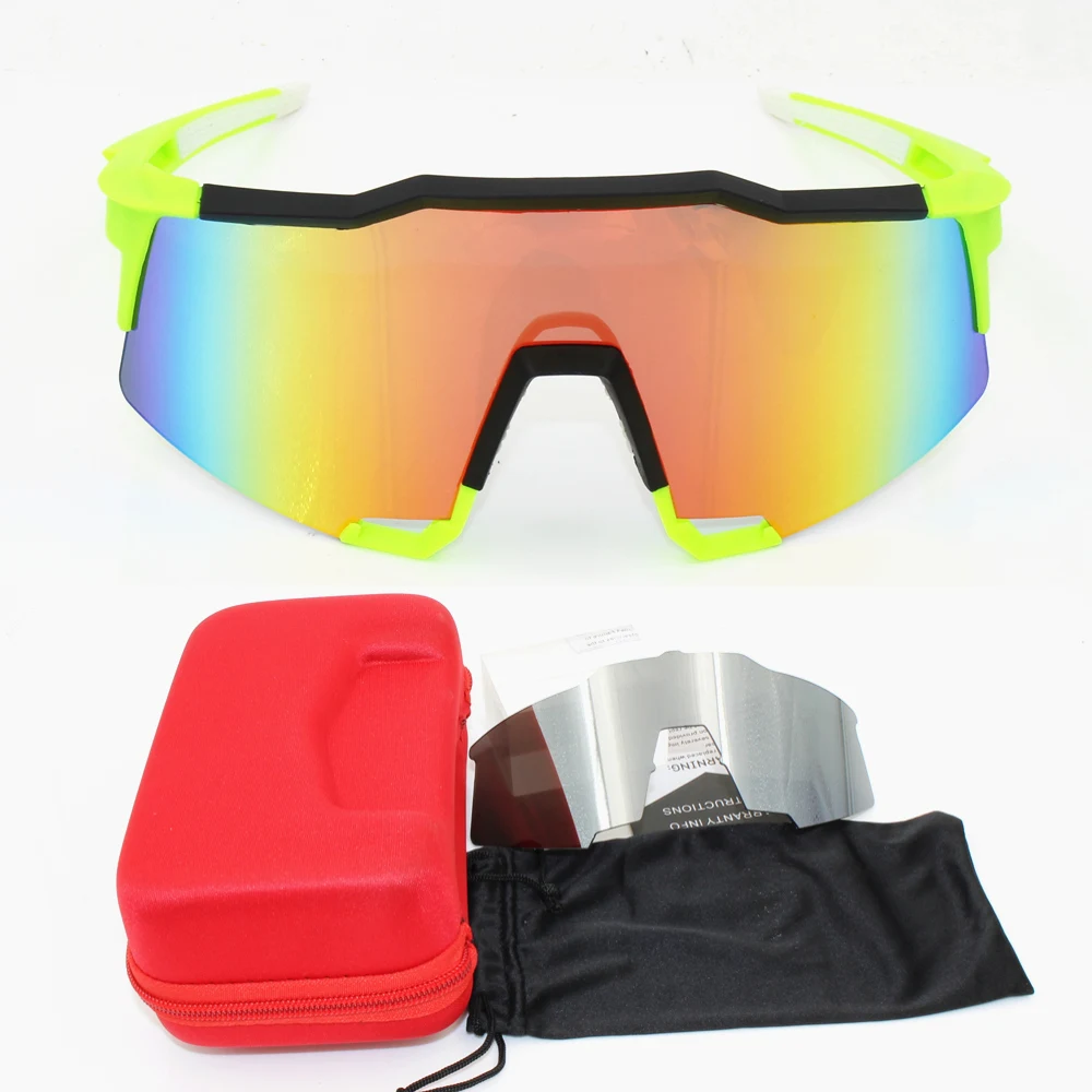 MTB База Спорт на открытом воздухе велосипед солнцезащитные очки bicicleta Gafas Велоспорт очки uv400 полёт куртка - Цвет: 6