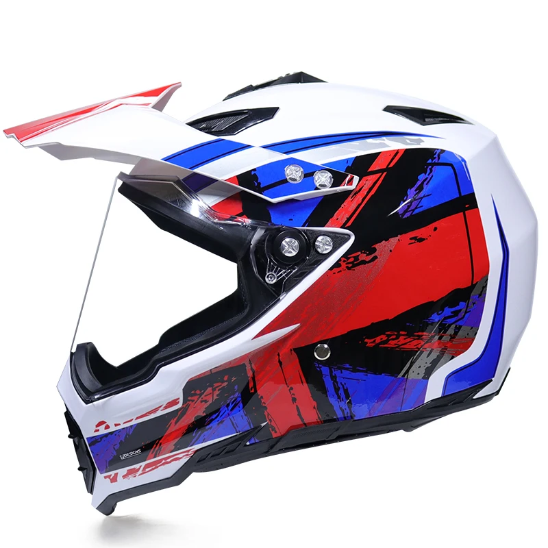 Новые мотоциклетные шлемы гоночный шлем для мотокросса внедорожный мотоцикл полный шлем мотокросса Байк capacete DOT утвержден - Цвет: 5c