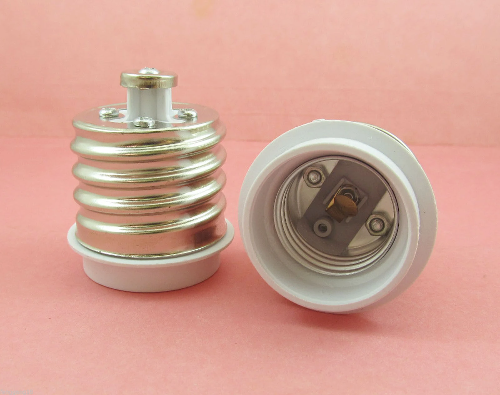 E40 bis E27 Sockel Basis Halogen CFL Glühbirne Lampe Adapter Konverter Halter MA