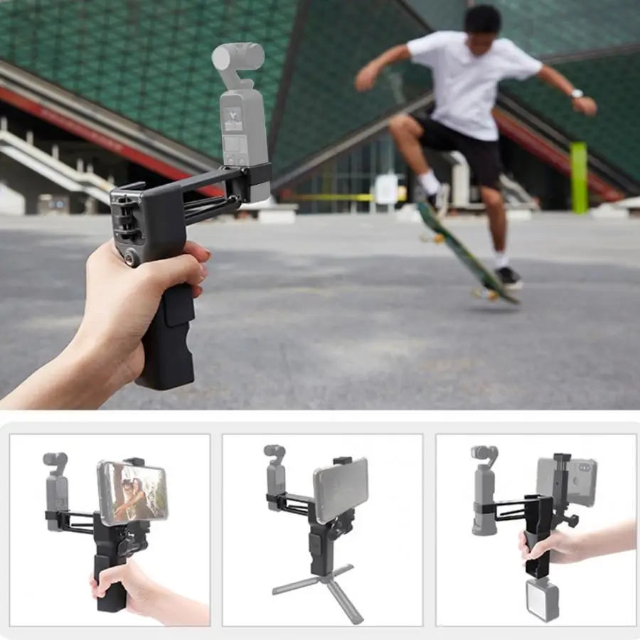 STARTRC ручной z-осевой стабилизатор кронштейн для DJI OSMO карманная Спортивная камера с зажимом для телефона аксессуар для DJI OSMO Карманный