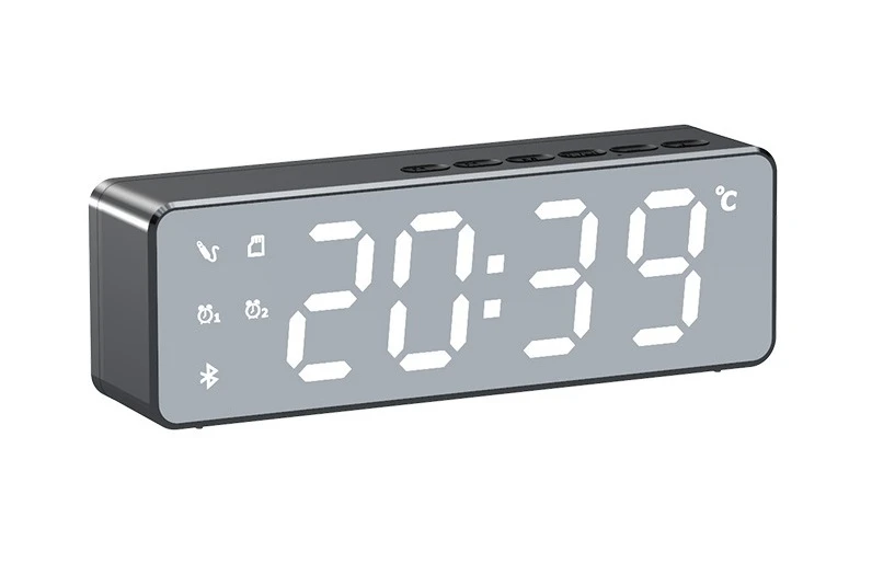 portable speaker with clock