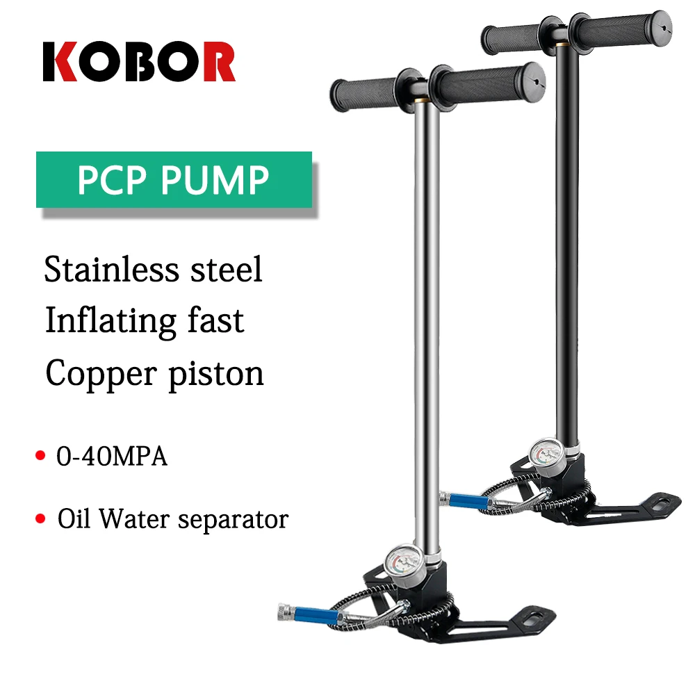 

300bar 30mpa PCP Pump 3 Stage Air Gun Inflatable Hand Operated air Compressor Inflator Hunting Paintball For air Gas cylinder
