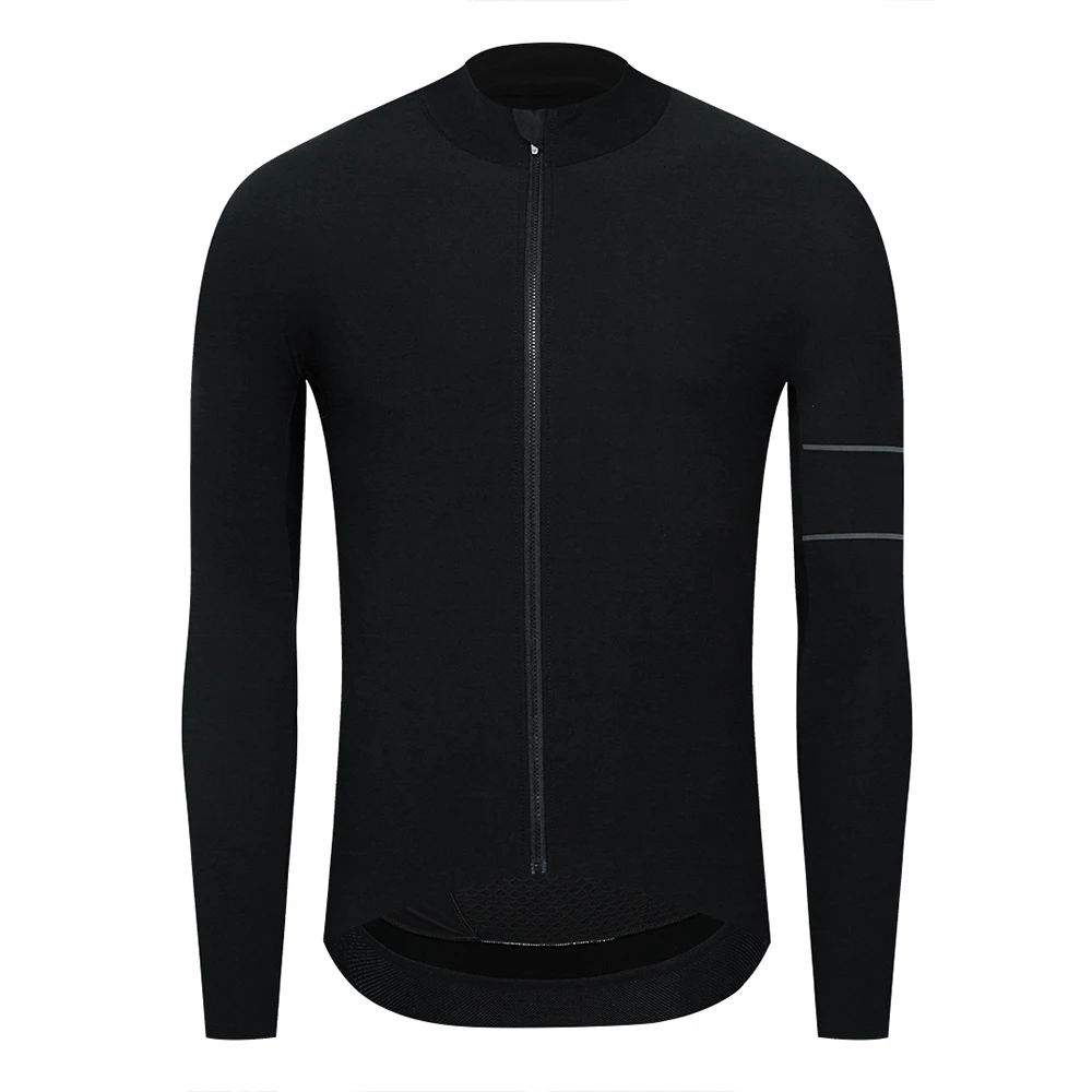 Cycling Jacket Autumn Long Sleeve Thermal Fleece - Colorful Winter Bike Jersey