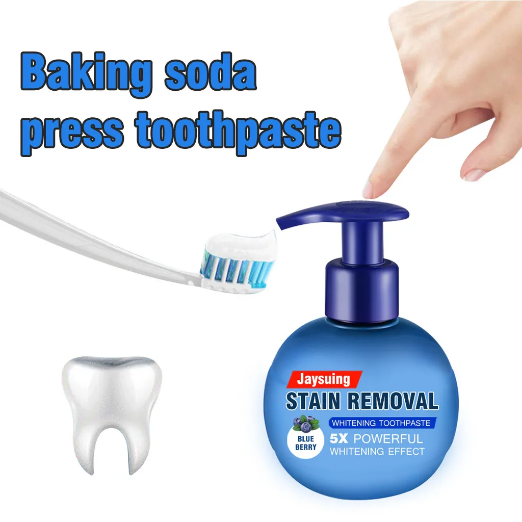 

Stain Removal Whitening Toothpaste Fight Bleeding Gums Toothpaste Tooth Cleaning, Oral Care Whitening Press Type