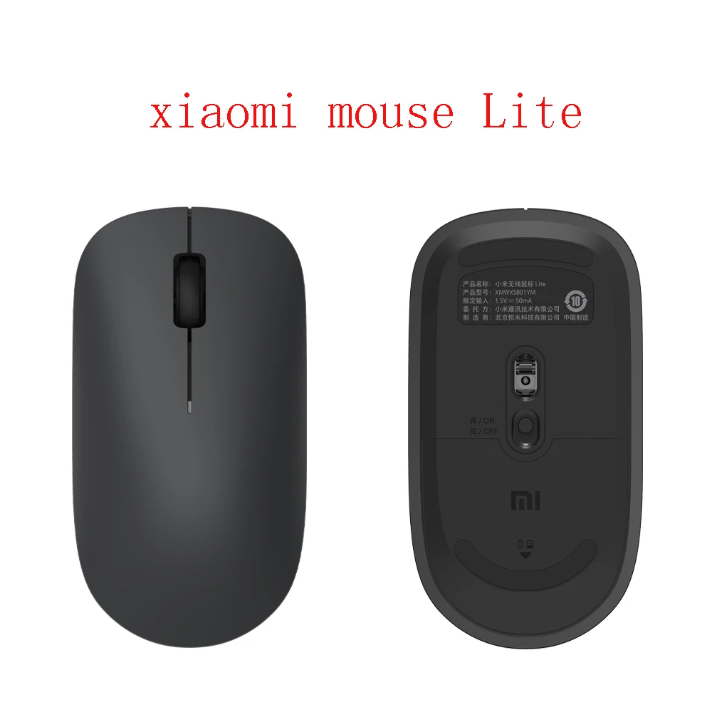 wired computer mouse Original Xiaomi Wireless Mouse Lite 1000DPI 2.4GHz Ergonomic Optical Portable Mini Mouse Office Gaming Mice For PC Laptop Game 1 wired gaming mouse Mice