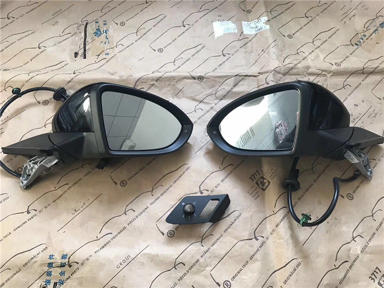 For VW Golf 7 Auto folding mirror electric folding side mirrors with light 5GG 857 507 A + 5GG