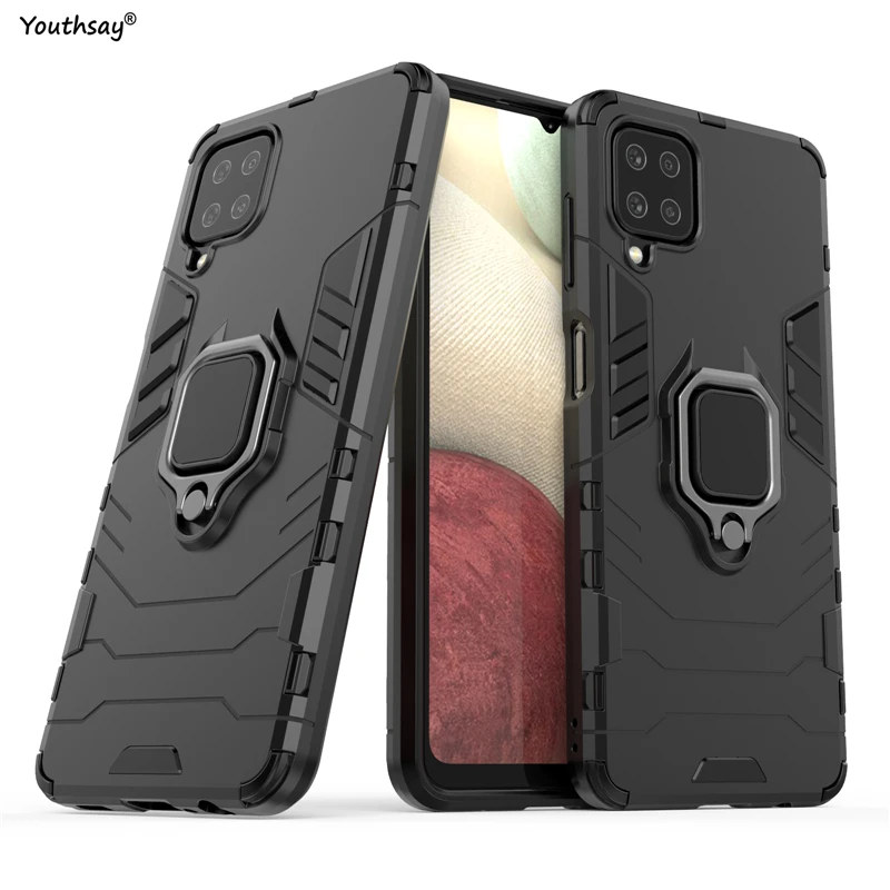 Per Samsung Galaxy A41 Custodia Protettiva Copertura Di Caso Per Samsung Galaxy A41 Armatura Shell Fundas Dito Anello Di Copertura Per Samsung A41