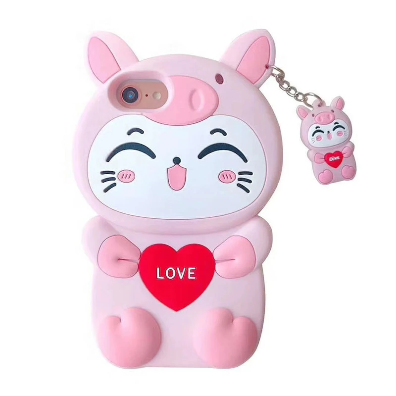 Мягкий силиконовый чехол 3D Cat для huawei P20 Pro P Smart 2019 Honor 10 Lite 8X 10i 20i Y9 Y7 Prime 2018 Nova 3 3i 4